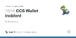 Almost entire balance (2675 XMR) of Community Crowdfunding System (CCS) Monero wallet has been stolen