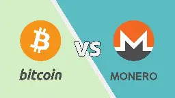 Monero vs Bitcoin fees